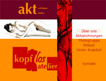Tablet Screenshot of kopflos-ev.de